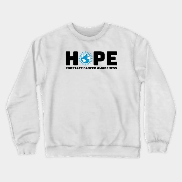 Prostate Cancer Awareness Crewneck Sweatshirt by Adisa_store